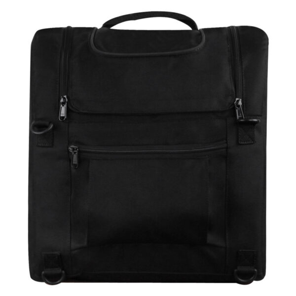 Black Nylon Large Heavy Duty Motorcycle Sissy Bar Bag - Image 7