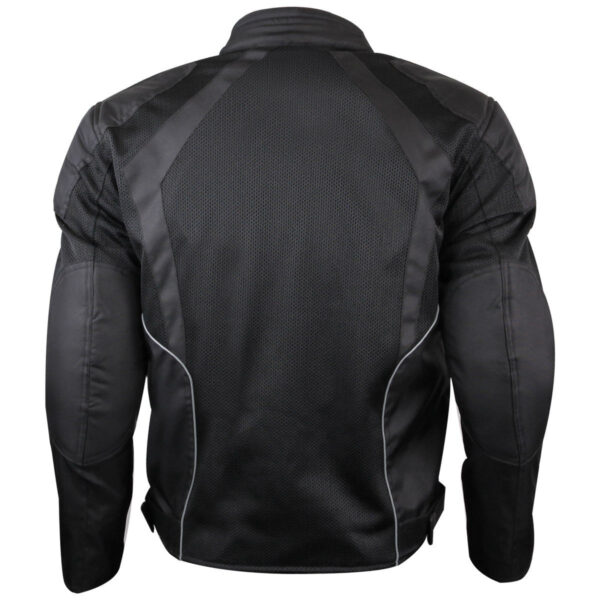 Vance Textiles Mens All Weather Season CE Armor Mesh Motorcycle Jacket - Image 3