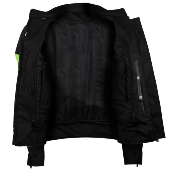 Advance Vance Women's Black All Weather Season CE Armor Mesh Motorcycle Biker Riding Jacket - Image 3