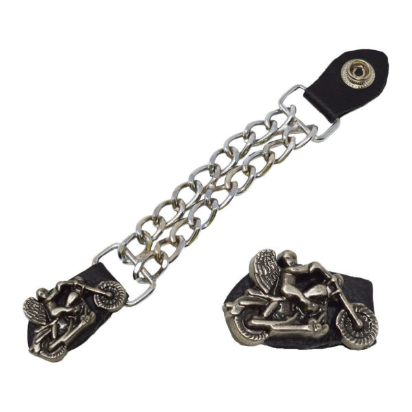 Vance Leather Biker Motorcycle Vest Extenders ( 4 Pack )