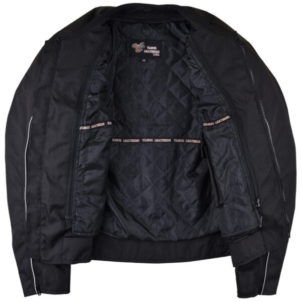 Vance Velocity 3-Season Mesh Motorcycle Jacket with CE Armor & Removeable Liner. - Image 3