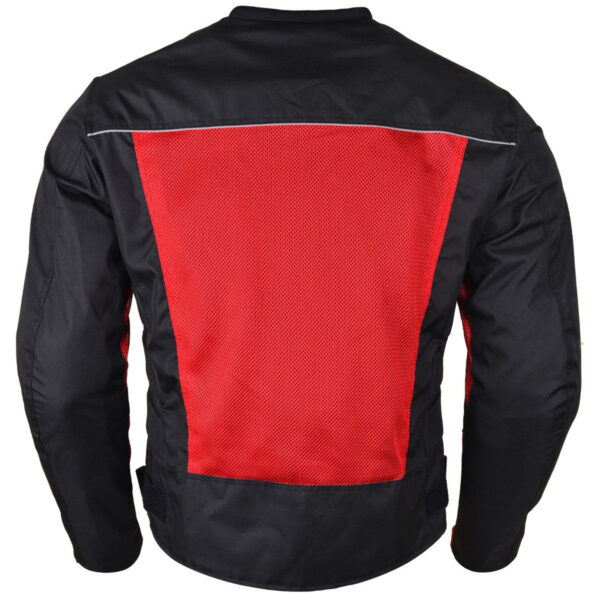 Vance Velocity 3-Season Mesh Motorcycle Jacket with CE Armor & Removeable Liner. - Image 9