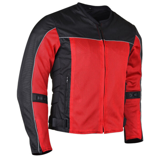Vance Velocity 3-Season Mesh Motorcycle Jacket with CE Armor & Removeable Liner. - Image 20