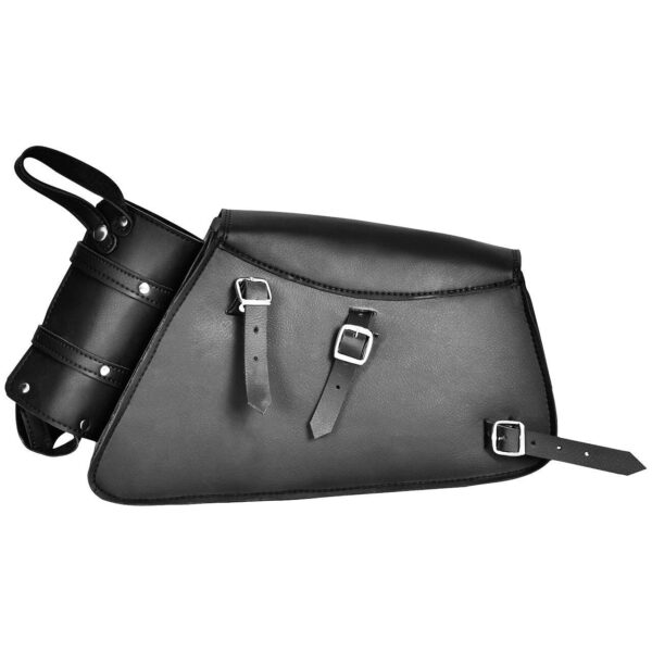 Vance VS151R Black Right Side Motorcycle Swing Arm Bag for Harley Honda Yamaha Kawasaki Indian Motorcycles - Image 4