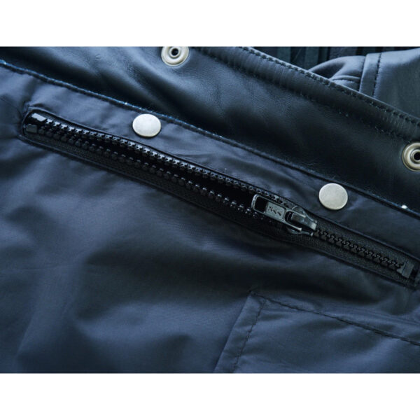 High Mileage 'Roxy' Ladies Premium Black Vest with Fringes and Rivets - Image 8