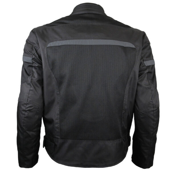 Vance Mens All Weather Season CE Armor Mesh Motorcycle Jacket - Image 3