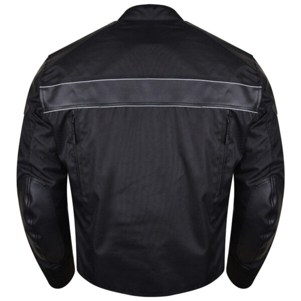 Vance Mens Textile Motorcycle Jacket Motorbike Biker Riding Jacket Breathable with CE Armor - Image 3