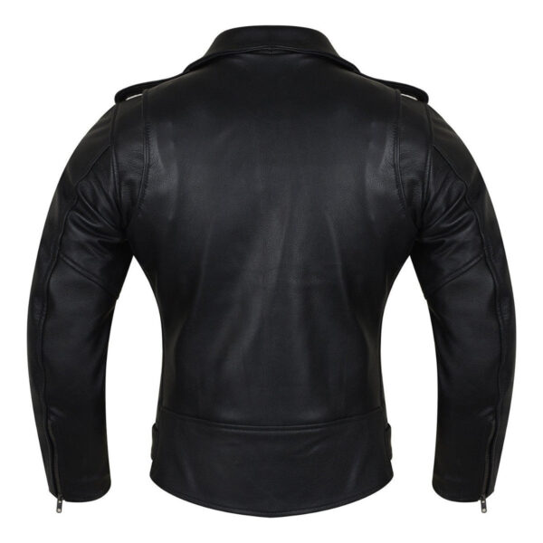 Vance Leather Ladies Premium Goatskin Classic Motorcycle Leather Jacket - Image 3