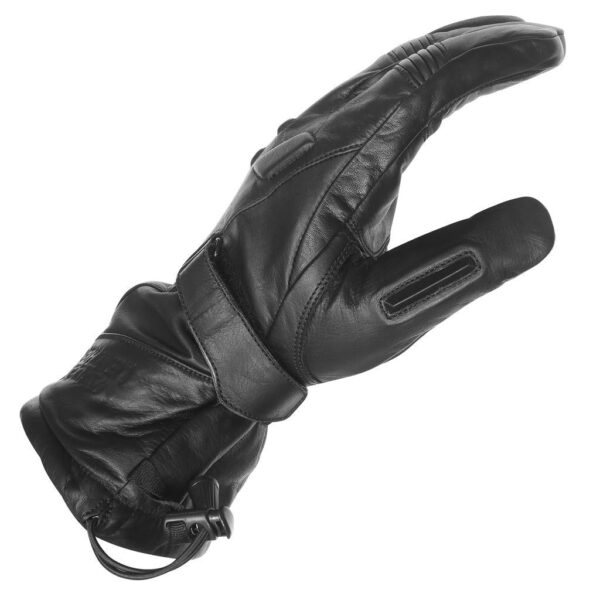 Vance Leathers 'Impulse' Waterproof Black Leather Motorcycle Gloves - Image 5