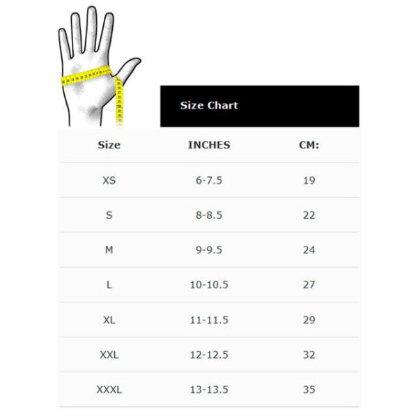 Vance Leather Premium Leather Motorcycle Glove, Riding Gloves with Reflective Skull Design, Gel Palm & Touchscreen Capability - Image 4