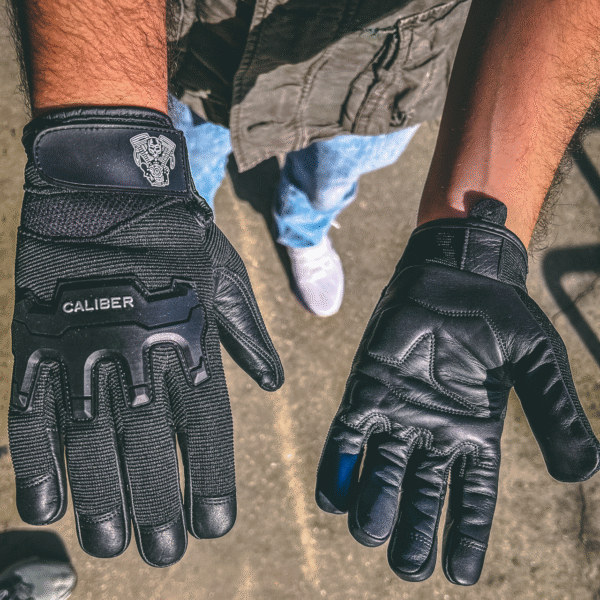 Caliber Men's Textile Motorcycle Gloves with Touch Capability - Image 7