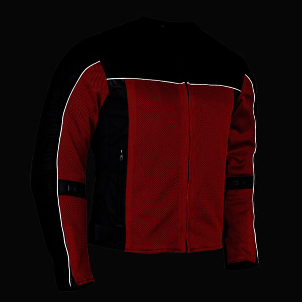 Vance Velocity 3-Season Mesh Motorcycle Jacket with CE Armor & Removeable Liner. - Image 18