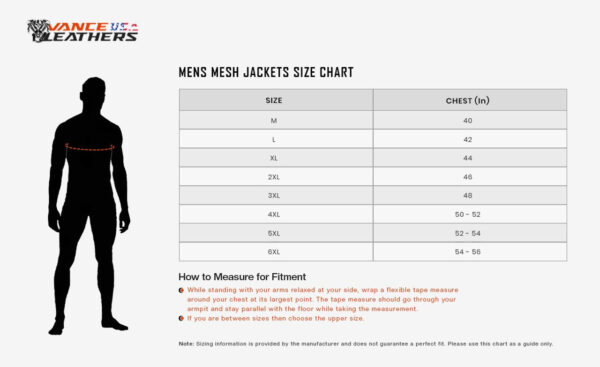 Vance Mens All Weather Season CE Armor Mesh Motorcycle Jacket - Image 7
